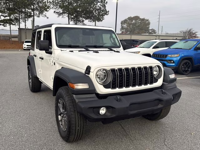 2026 Bright White Clearcoat Jeep Wrangler Sport S 4X4 Convertible