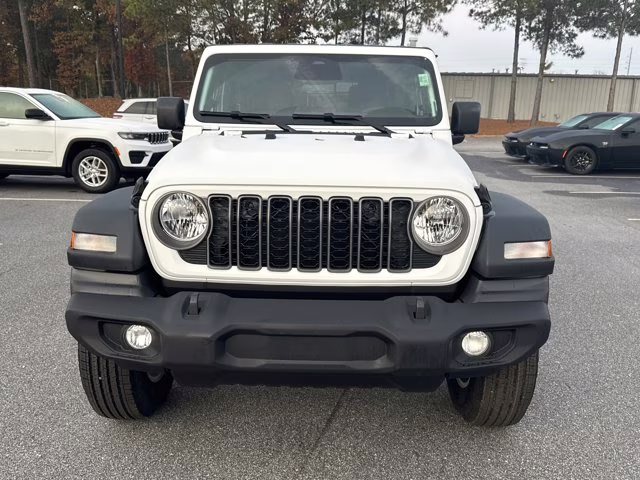 2026 Bright White Clearcoat Jeep Wrangler Sport S 4X4 Convertible