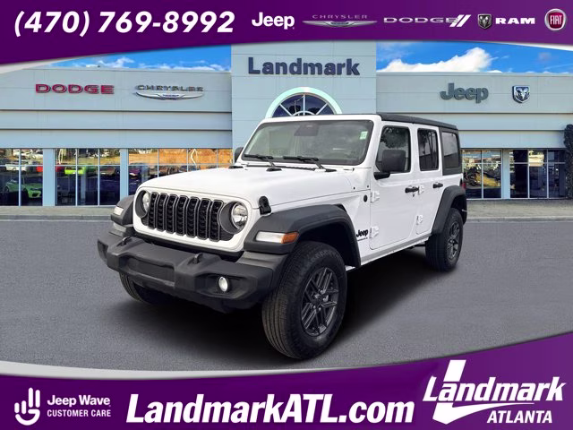 2026 Bright White Clearcoat Jeep Wrangler Sport S 4X4 Convertible