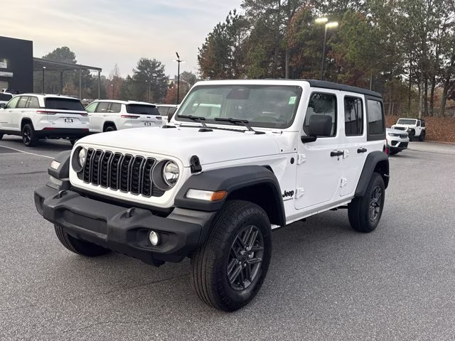 2026 Bright White Clearcoat Jeep Wrangler Sport S 4X4 Convertible