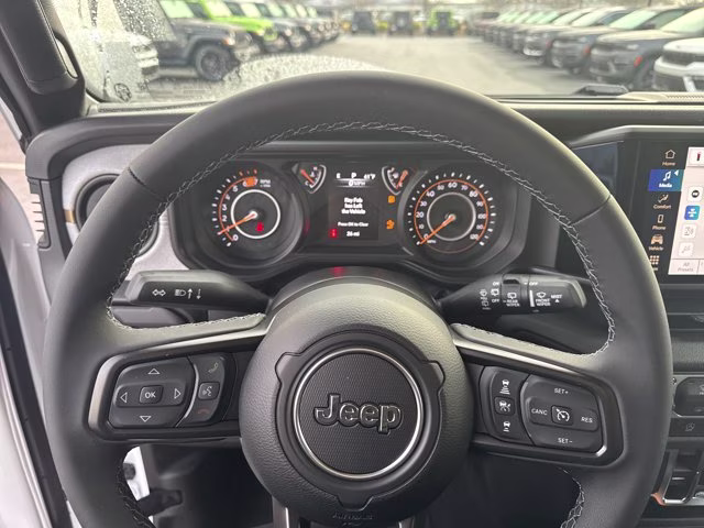 2026 Bright White Clearcoat Jeep Wrangler Sport S 4X4 Convertible