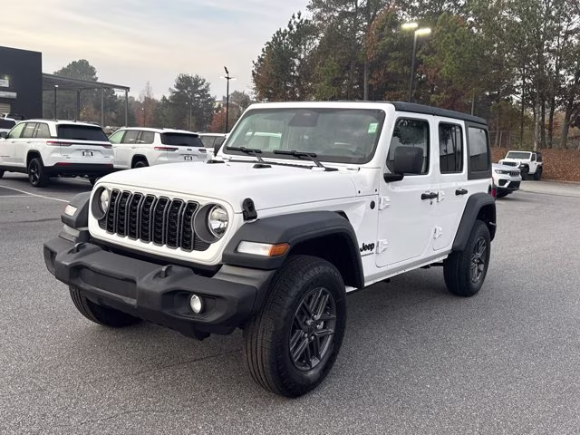2026 Bright White Clearcoat Jeep Wrangler Sport S 4X4 Convertible