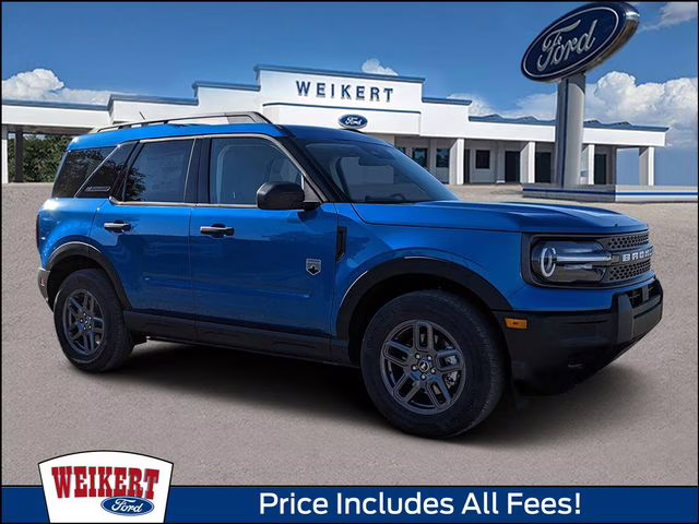 2025 Velocity Blue Metallic Ford Bronco Sport Big Bend 4X4 SUV