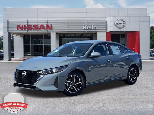 2025 Atlantic Gray Metallic Nissan Sentra SV FWD Sedan