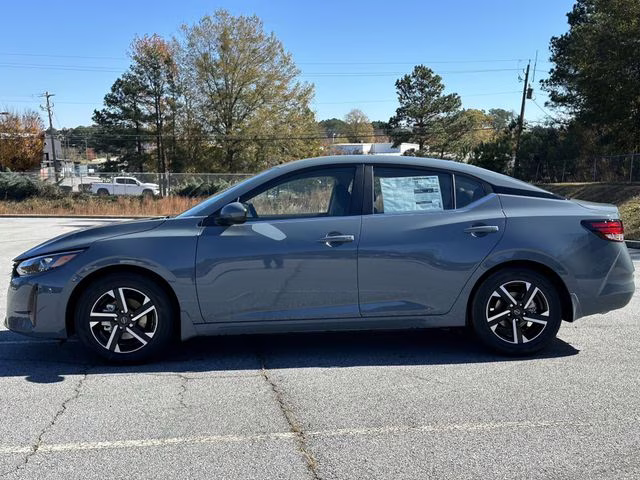2025 Atlantic Gray Metallic Nissan Sentra SV FWD Sedan