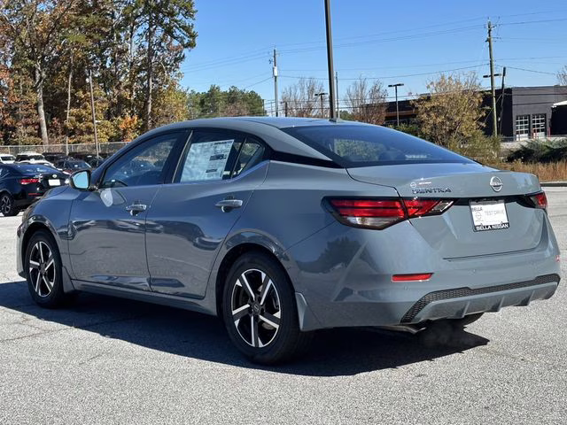 2025 Atlantic Gray Metallic Nissan Sentra SV FWD Sedan