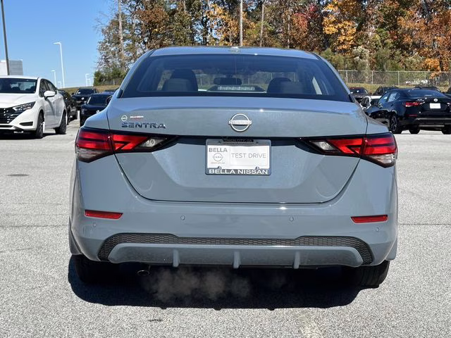 2025 Atlantic Gray Metallic Nissan Sentra SV FWD Sedan
