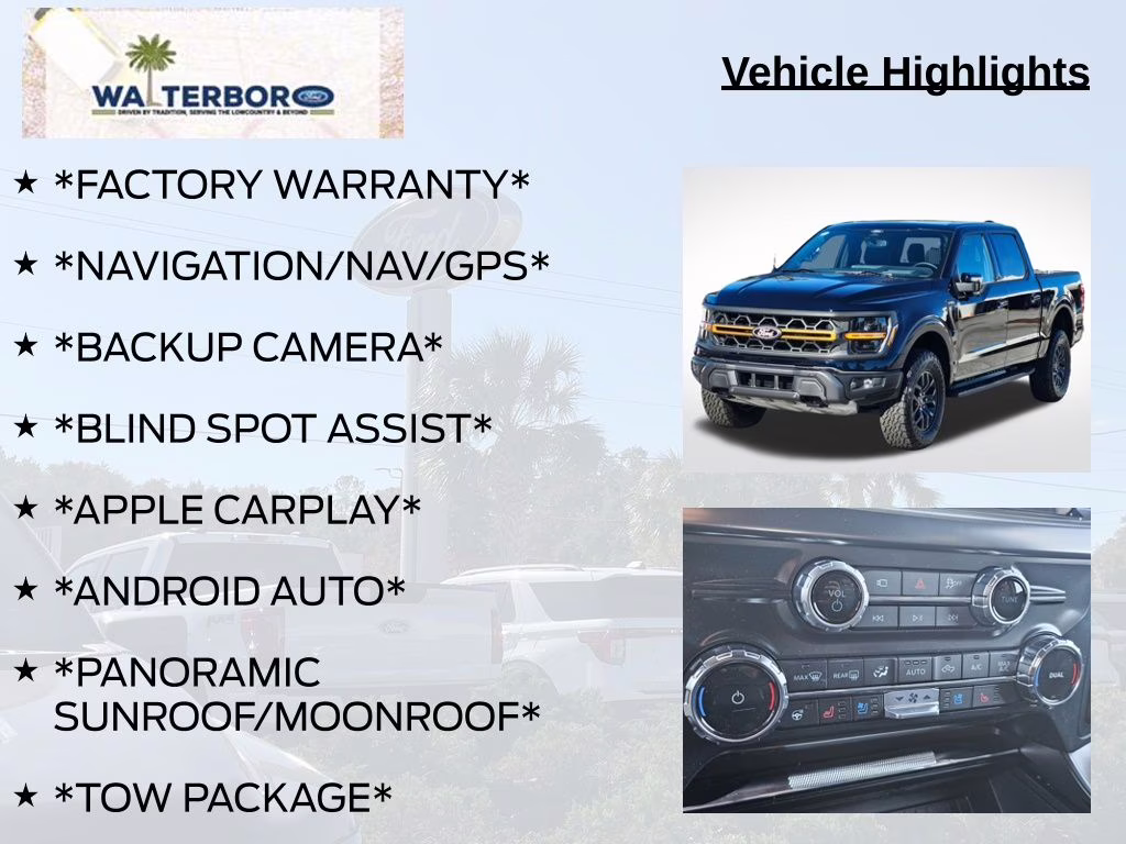 2025 Antimatter Blue Metallic Ford F-150 Tremor 4X4 Truck