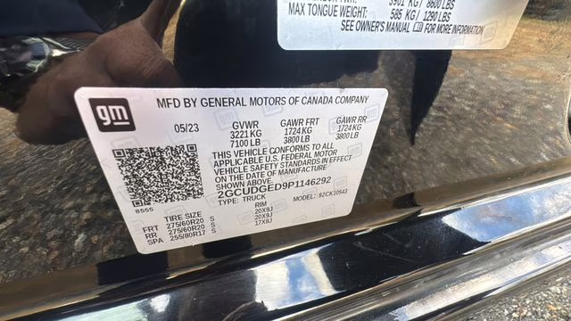 2023 Black Chevrolet Silverado 1500 LTZ Z71 4X4 Truck