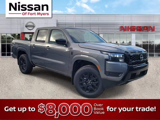 2026 Gun Metallic Nissan Frontier SV 4X4 Truck