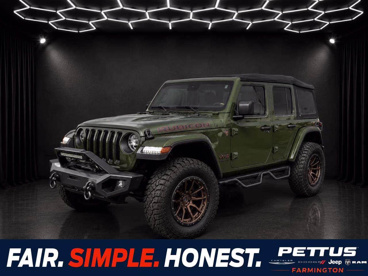 2020 Sarge Green Clearcoat Jeep Wrangler Unlimited Rubicon 4X4 SUV