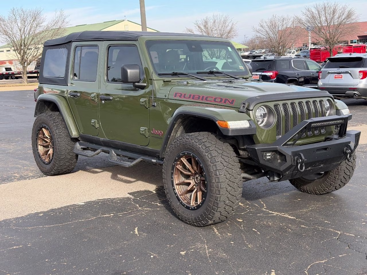 2020 Sarge Green Clearcoat Jeep Wrangler Unlimited Rubicon 4X4 SUV