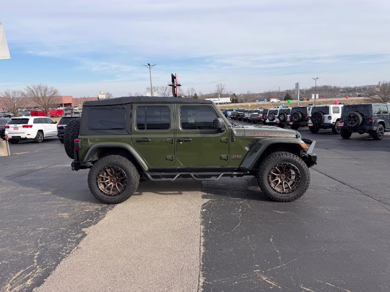 2020 Sarge Green Clearcoat Jeep Wrangler Unlimited Rubicon 4X4 SUV