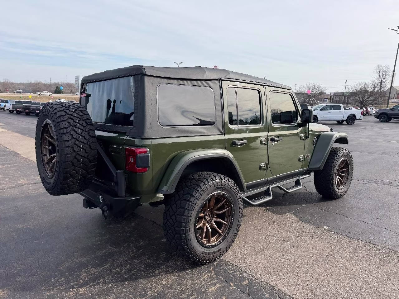 2020 Sarge Green Clearcoat Jeep Wrangler Unlimited Rubicon 4X4 SUV