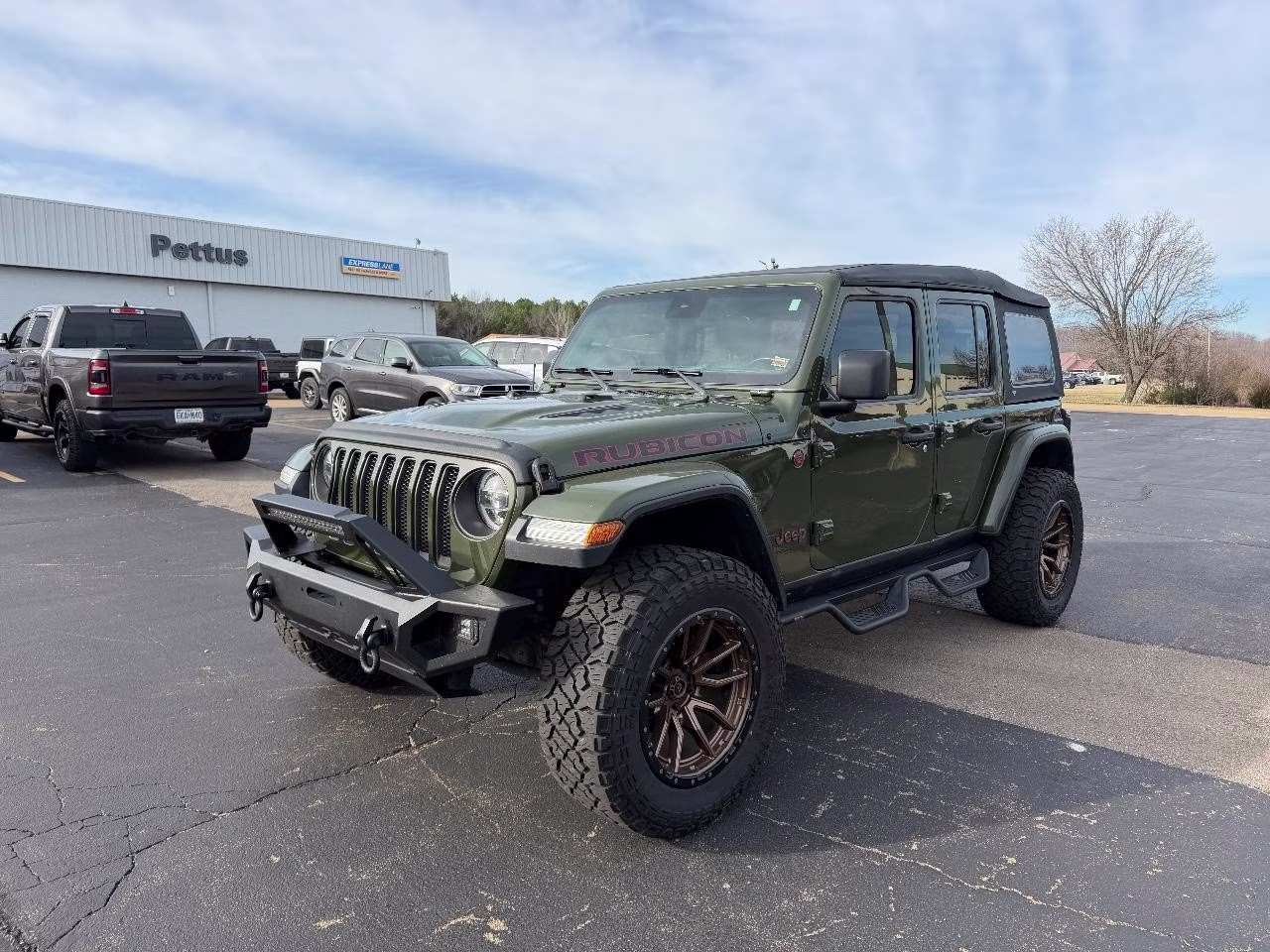 2020 Sarge Green Clearcoat Jeep Wrangler Unlimited Rubicon 4X4 SUV