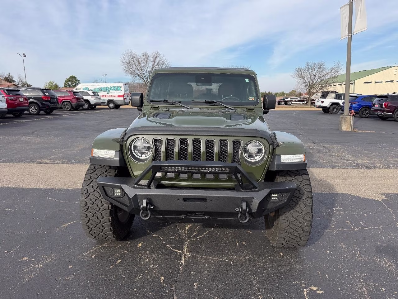 2020 Sarge Green Clearcoat Jeep Wrangler Unlimited Rubicon 4X4 SUV