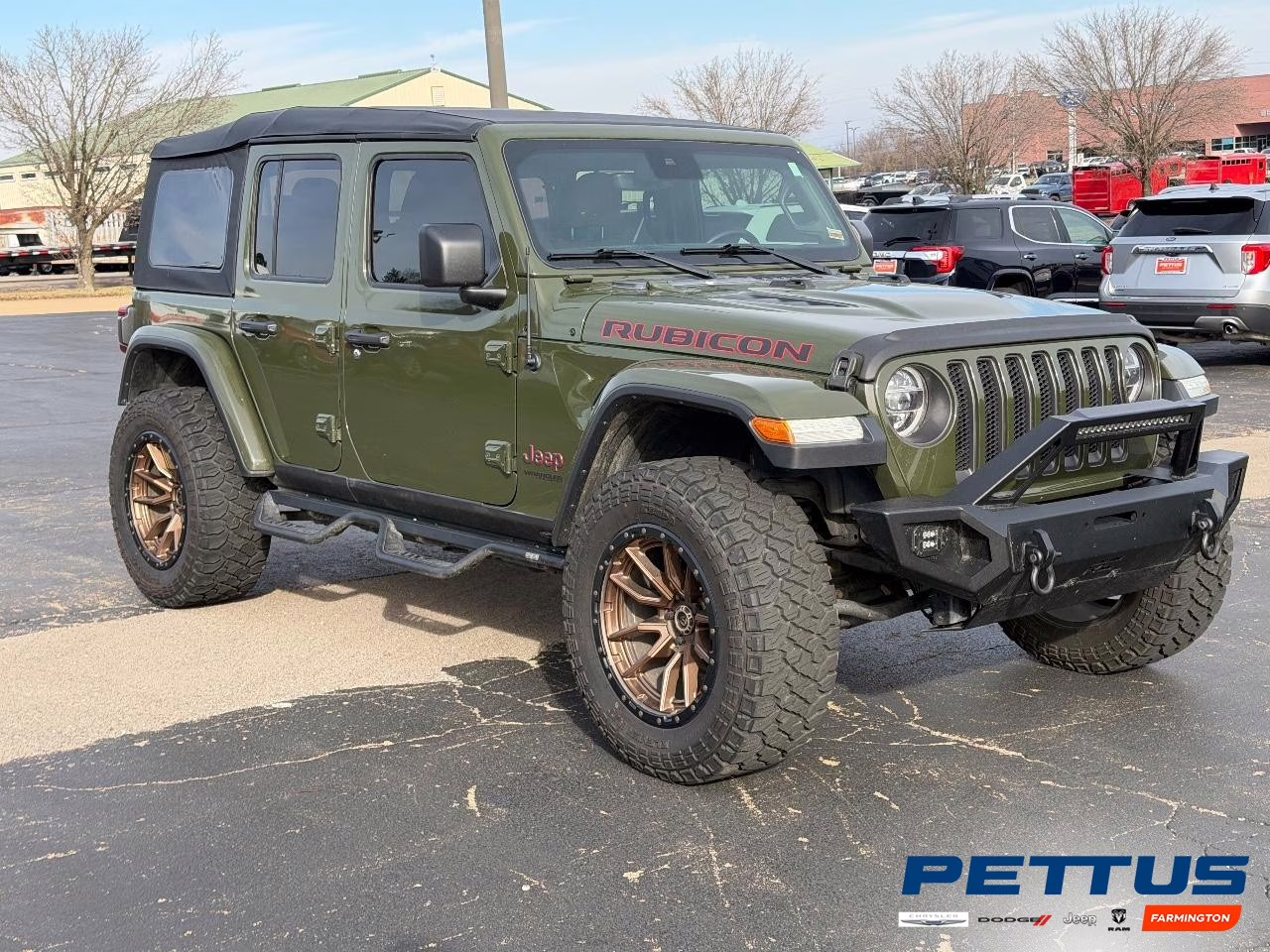 2020 Sarge Green Clearcoat Jeep Wrangler Unlimited Rubicon 4X4 SUV
