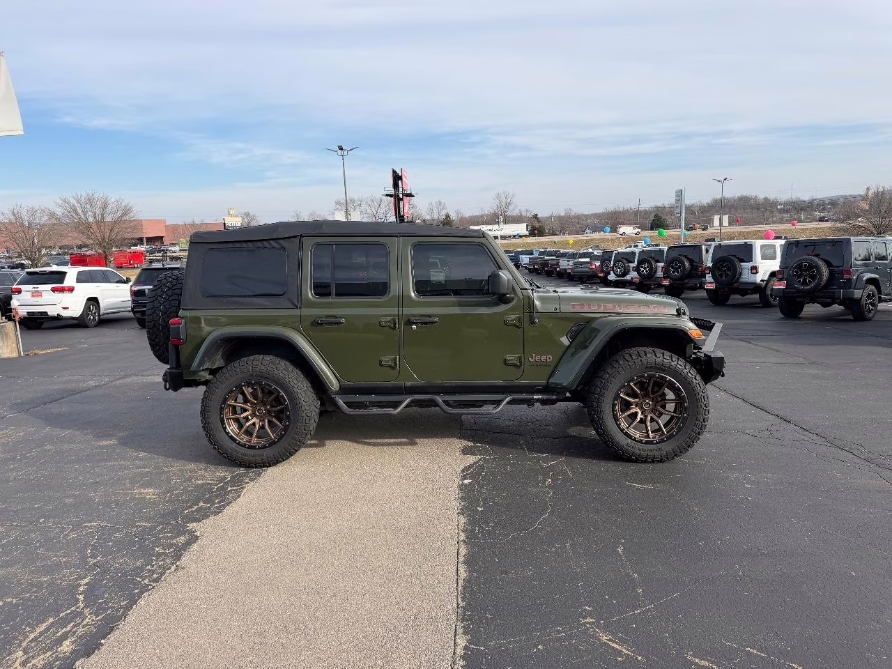 2020 Sarge Green Clearcoat Jeep Wrangler Unlimited Rubicon 4X4 SUV