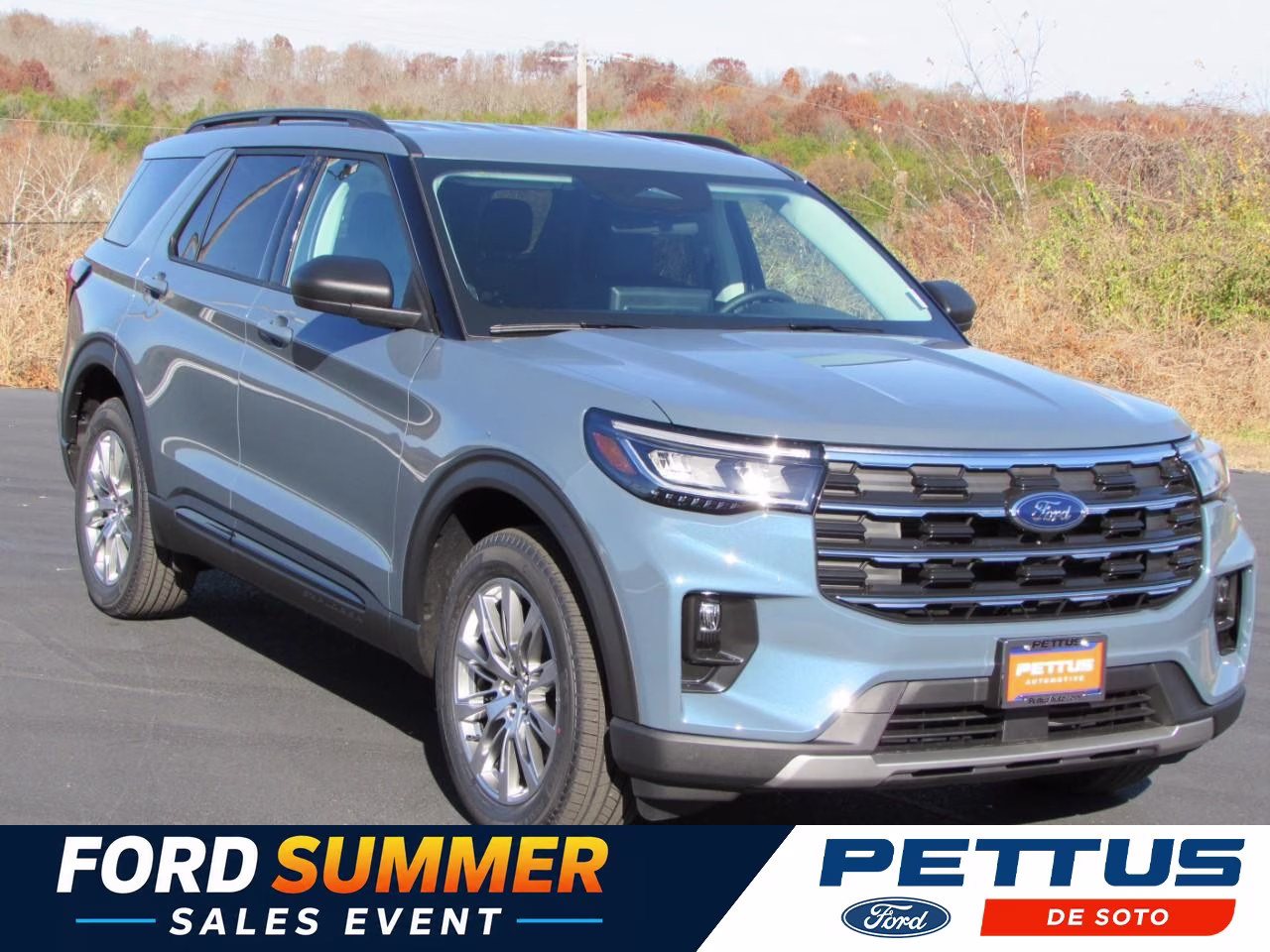 2026 Vapor Blue Metallic Ford Explorer Active 4X4 SUV