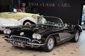 1958 Black Chevrolet Corvette Restomod - LS3 6.2L V8 Convertible