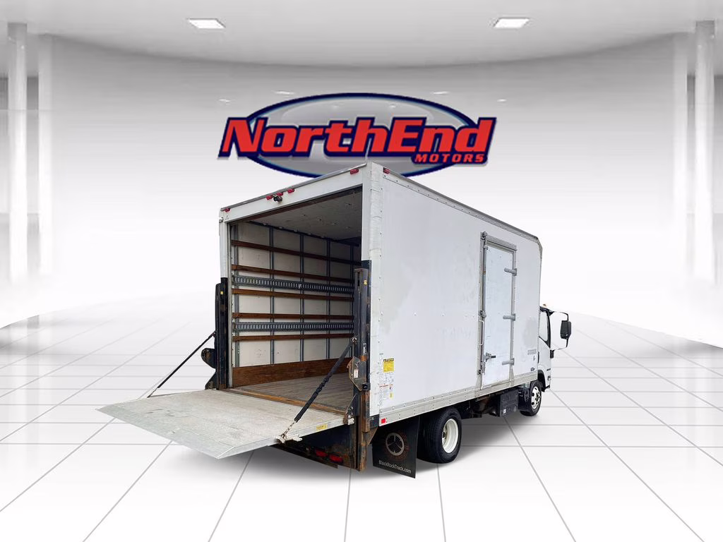 2018 White Isuzu NPR HD Truck