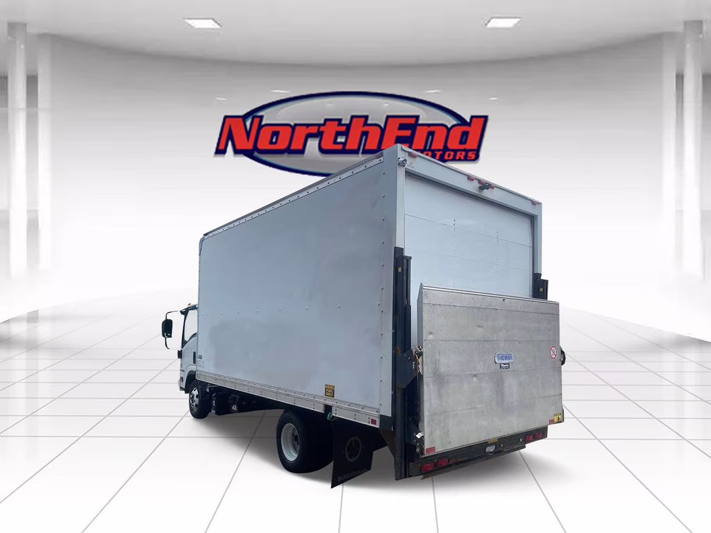 2018 White Isuzu NPR HD Truck