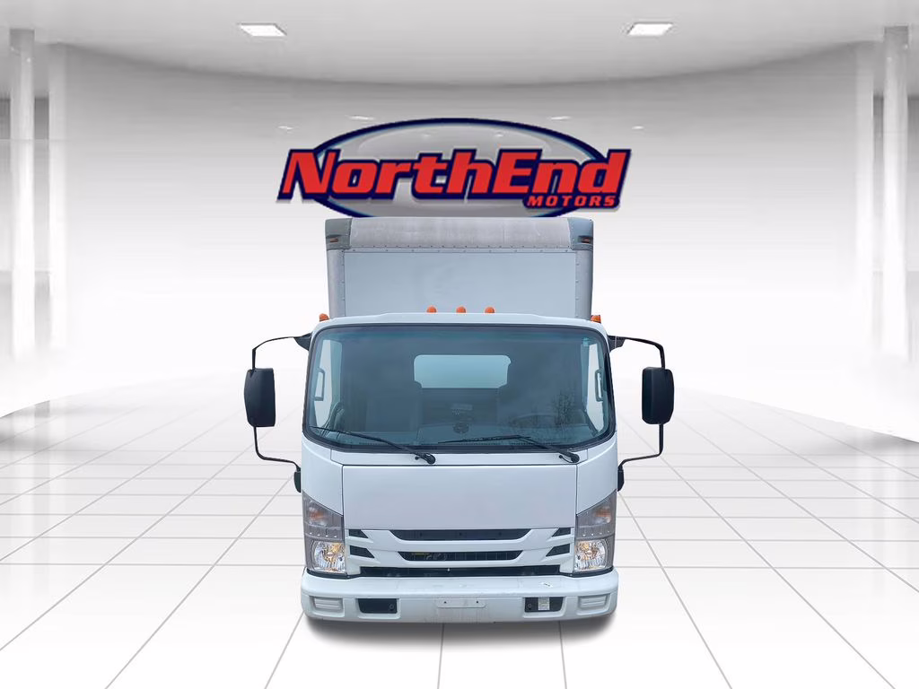 2018 White Isuzu NPR HD Truck