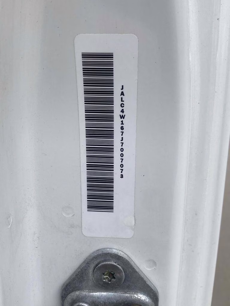 2018 White Isuzu NPR HD Truck