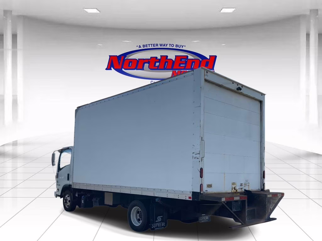 2019 White Isuzu NPR HD Truck