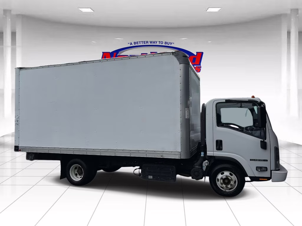 2019 White Isuzu NPR HD Truck