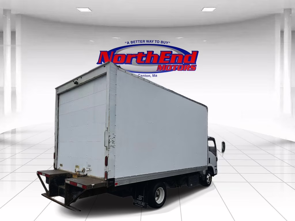 2019 White Isuzu NPR HD Truck