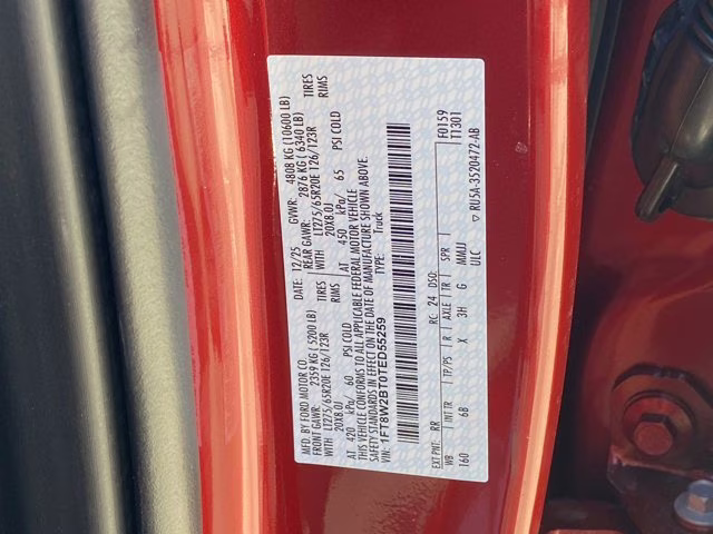 2026 Ruby Red Metallic Tinted Clearcoat Ford Super Duty F-250 SRW LARIAT 4X4 Truck