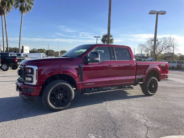 2026 Ruby Red Metallic Tinted Clearcoat Ford Super Duty F-250 SRW LARIAT 4X4 Truck