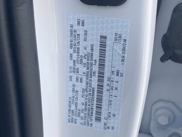 2026 Oxford White Ford Super Duty F-250 SRW LARIAT 4X4 Truck