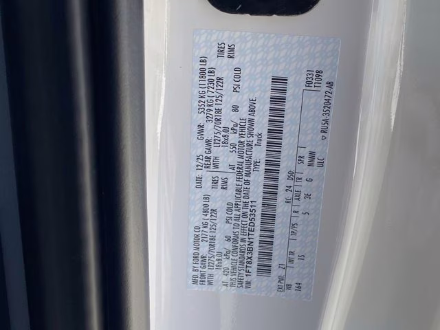 2026 Oxford White Ford Super Duty F-350 SRW XL 4X4 Truck