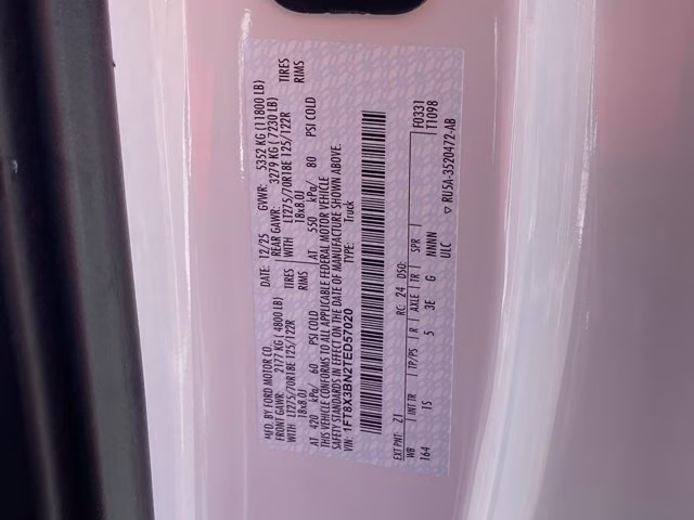 2026 Oxford White Ford Super Duty F-350 SRW XL 4X4 Truck