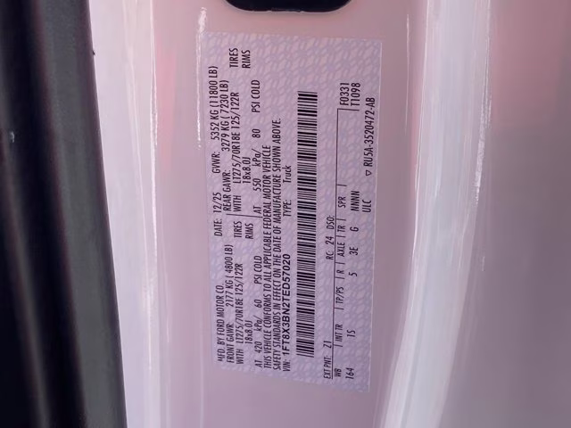 2026 Oxford White Ford Super Duty F-350 SRW XL 4X4 Truck