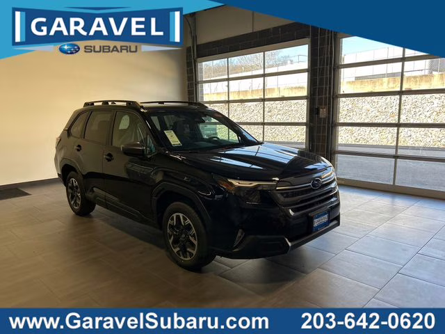 2026 Crystal Black Silica Subaru Forester Premium AWD SUV