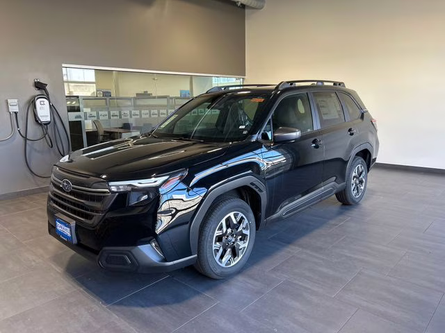 2026 Crystal Black Silica Subaru Forester Premium AWD SUV