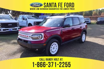 2025 Red Ford Bronco Sport Heritage 4X4 SUV