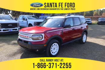 2025 Red Ford Bronco Sport Heritage 4X4 SUV