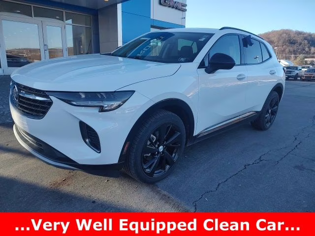 2021 Summit White Buick Envision Essence AWD SUV