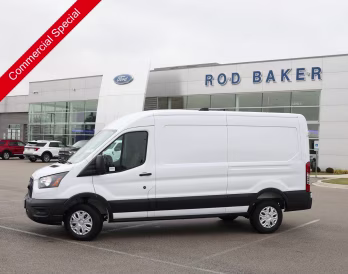 2026 Oxford White Ford Transit Cargo Van Base RWD Van