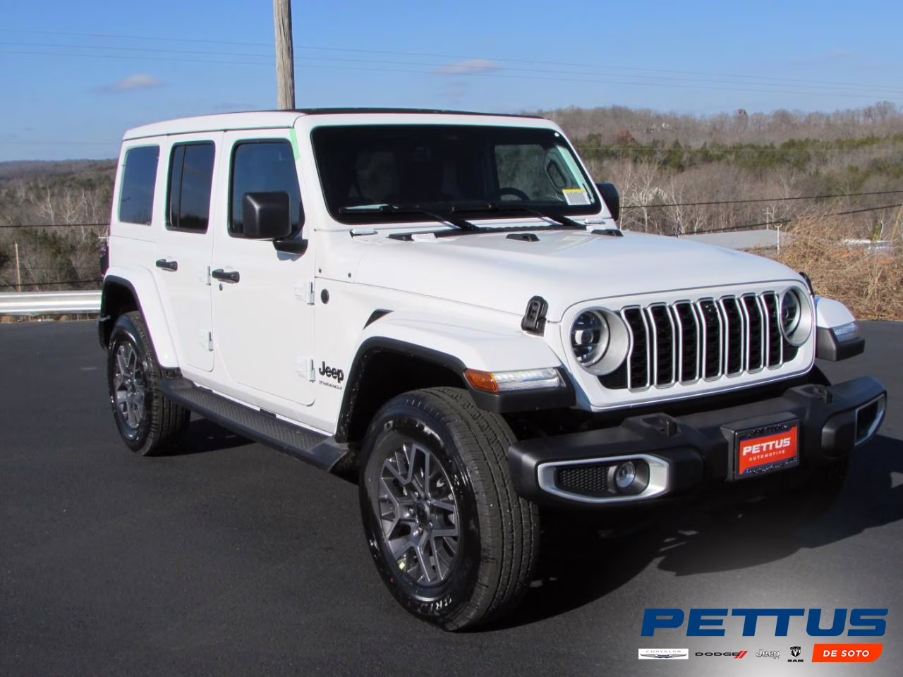 2026 Bright White Clearcoat Jeep Wrangler Sahara 4X4 SUV