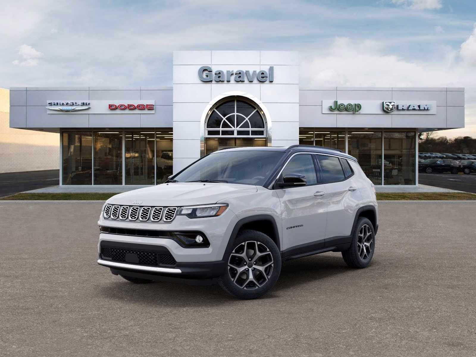 2026 Bright White Clearcoat Jeep Compass Limited 4X4 SUV