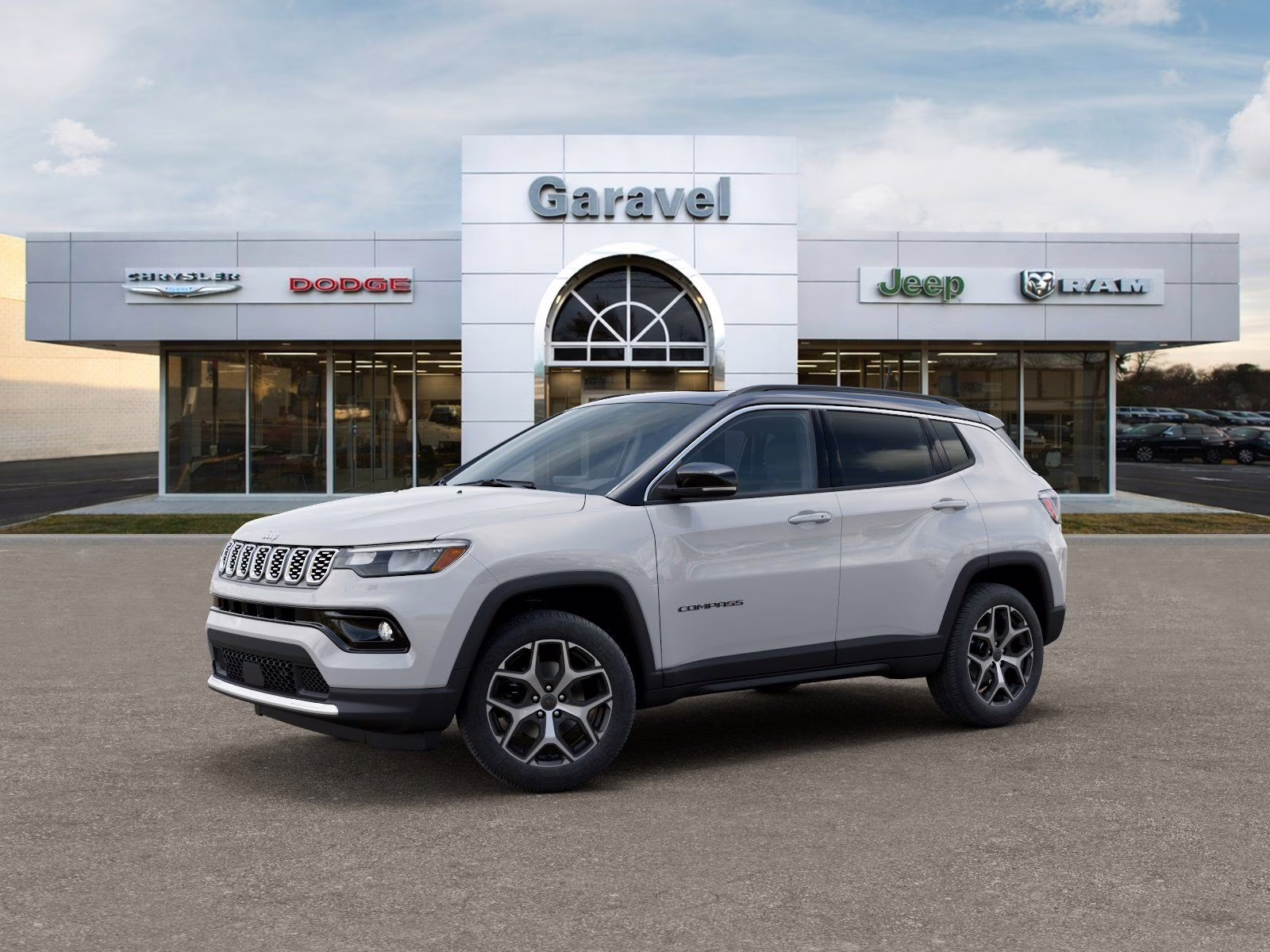 2026 Bright White Clearcoat Jeep Compass Limited 4X4 SUV