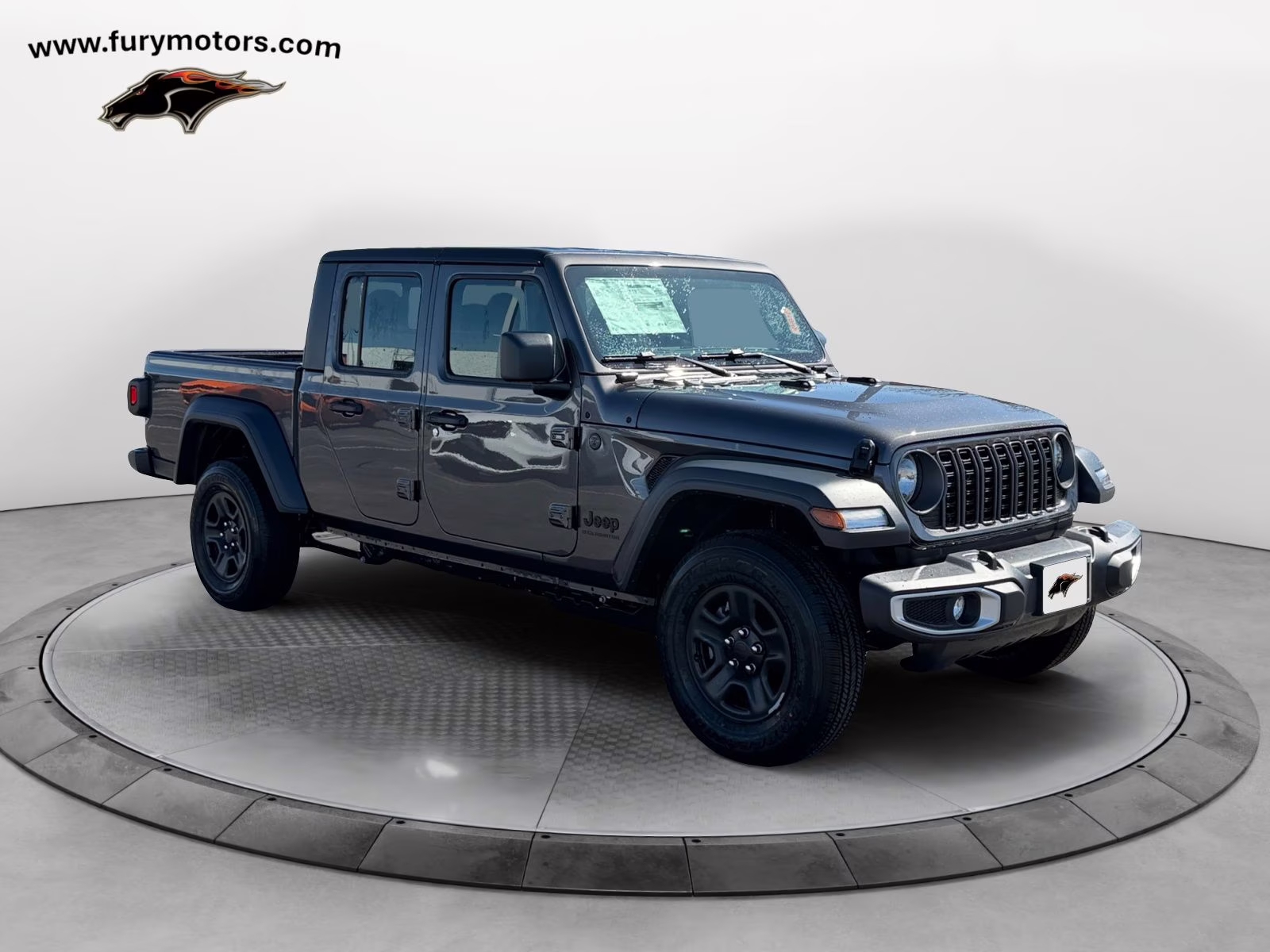 2026 Granite Crystal Metallic Clearcoat Jeep Gladiator Sport 4X4 Truck