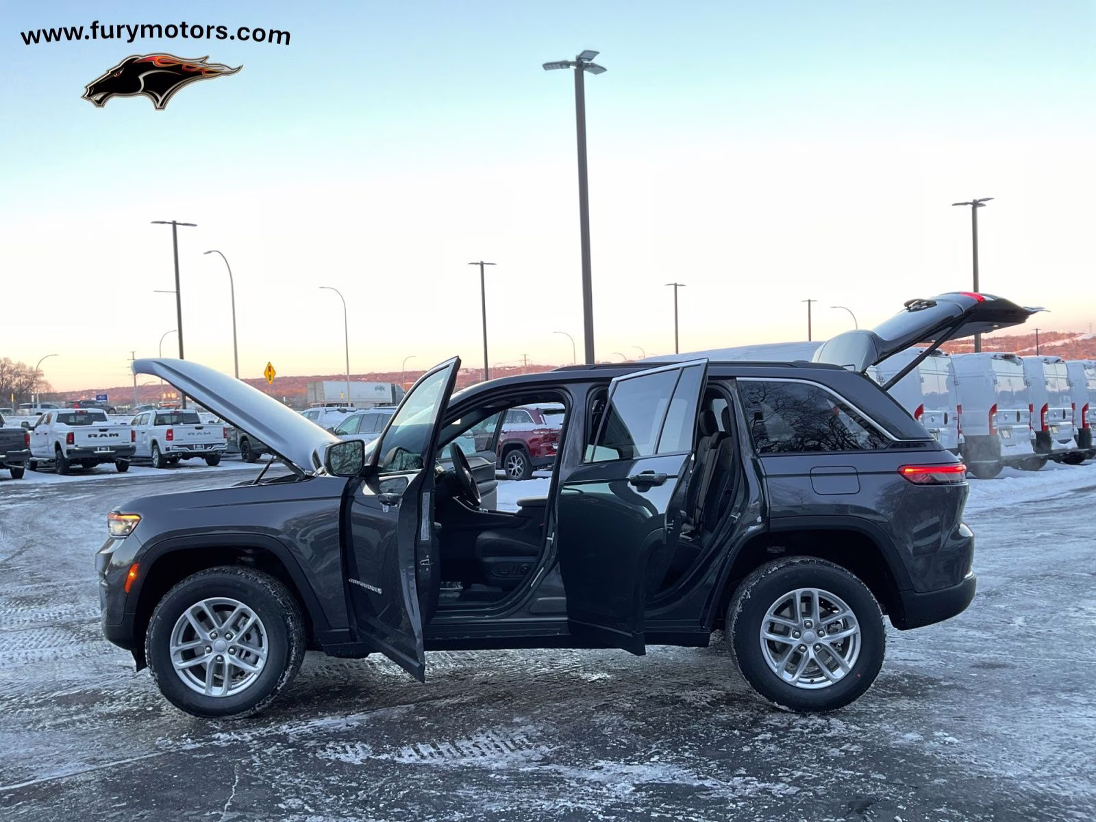 2025 Baltic Gray Metallic Clearcoat Jeep Grand Cherokee Laredo X 4X4 SUV