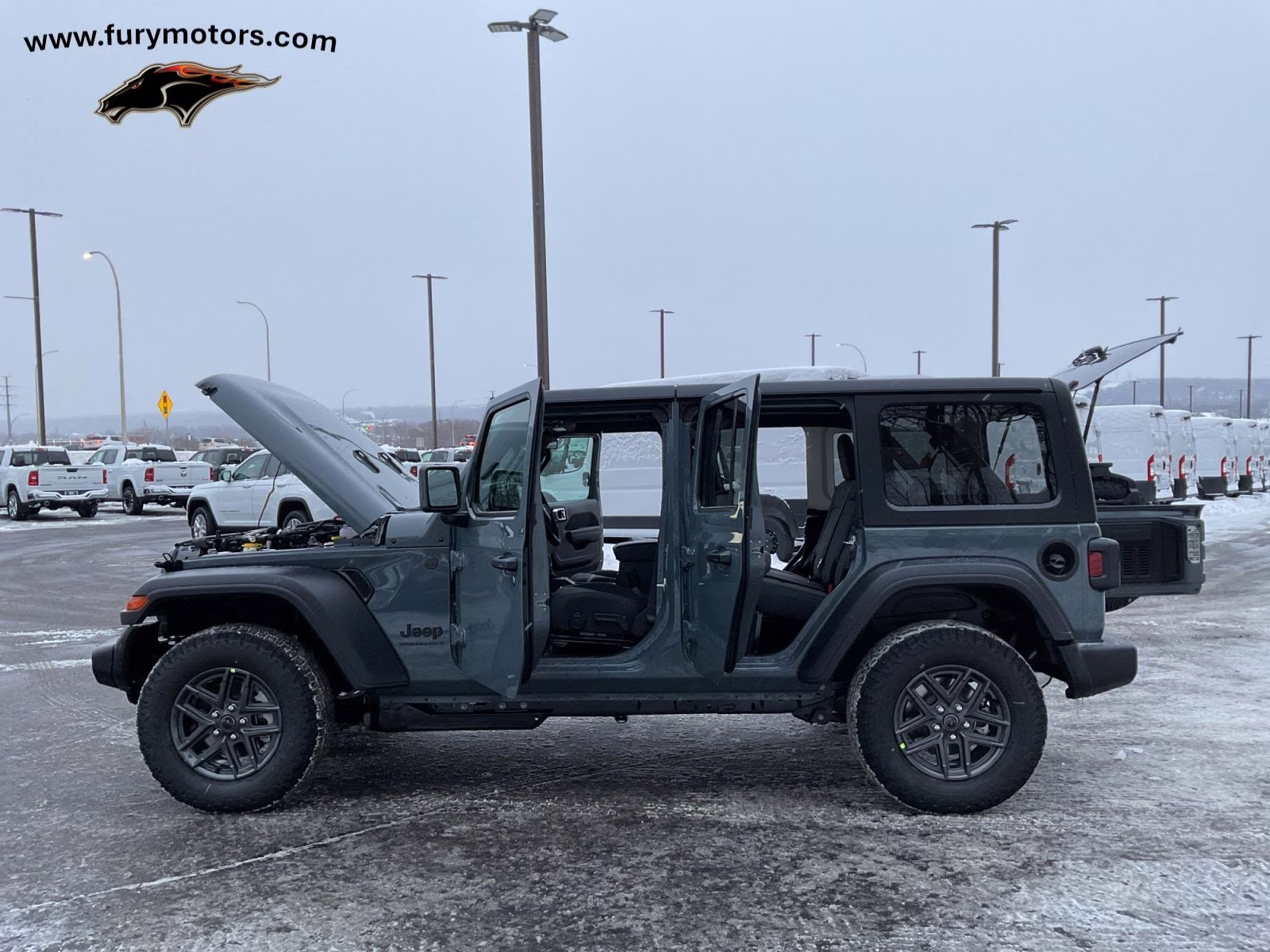 2026 Anvil Clear Coat Jeep Wrangler Sport S 4X4 SUV