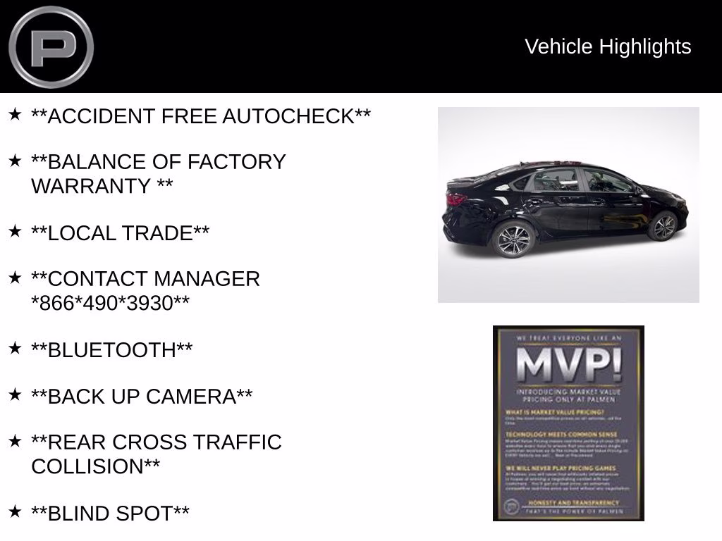 2023 Aurora Black Pearl Kia Forte LXS FWD Sedan